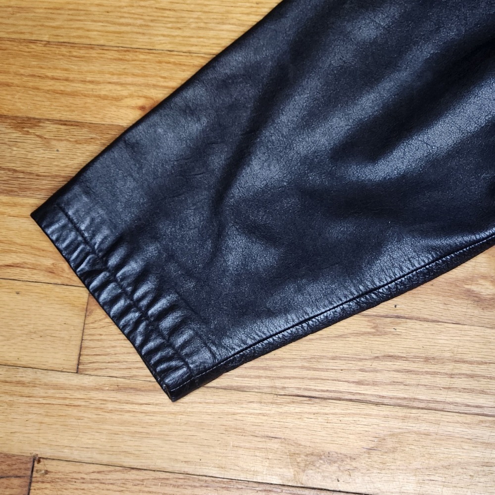Vintage Wilsons M.Julian Leather Jacket Mens 3XL Black Full Zip Biker Pockets - Picture 8 of 16